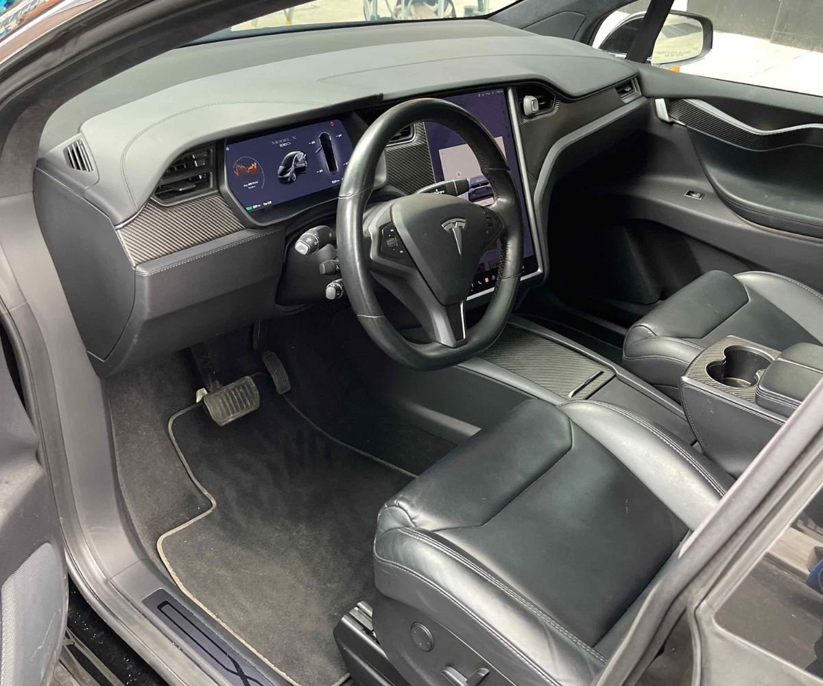Tesla X Driver Side Interior After Detailing Gallery