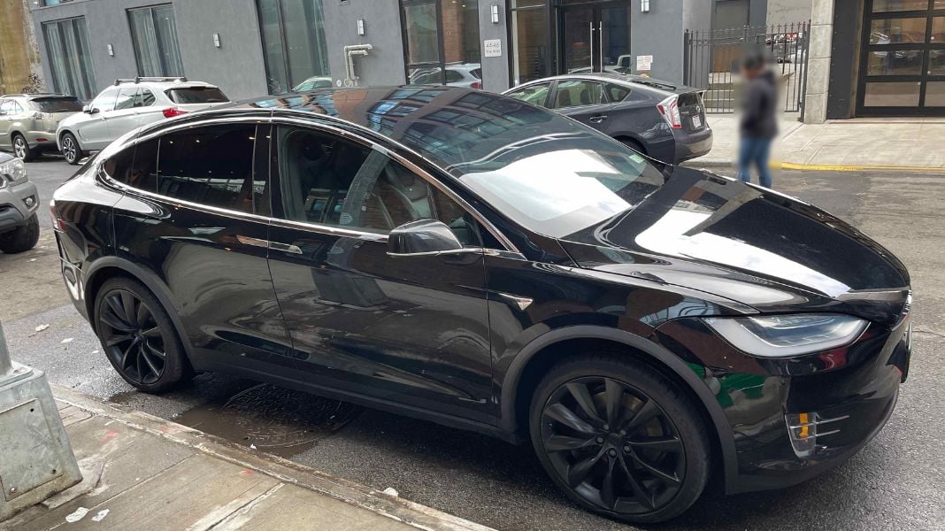 Tesla X Front Side After Detailing