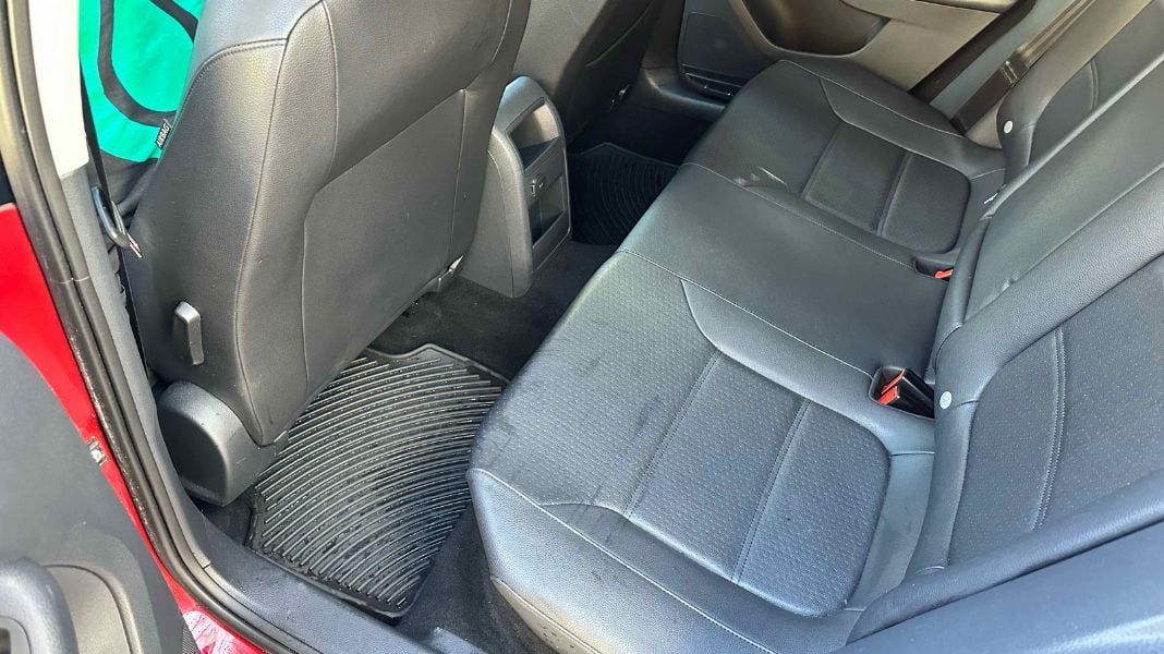 Volkswagen Jetta second back seat after detailing